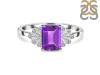 Amethyst & White Topaz Ring AMT-RDR-2272.