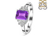 Amethyst & White Topaz Ring AMT-RDR-2272.