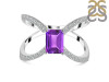 Amethyst & White Topaz Ring AMT-RDR-2293.
