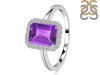 Amethyst & White Topaz Ring AMT-RDR-2302.