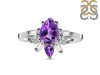 Amethyst & White Topaz Ring AMT-RDR-2521.