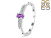 Amethyst & White Topaz Ring AMT-RDR-2532.