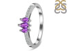 Amethyst & White Topaz Ring AMT-RDR-2540.