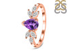 Amethyst & White Topaz Ring AMT-RDR-2556.