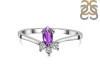 Amethyst & White Topaz Ring AMT-RDR-2590.