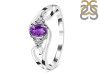 Amethyst & White Topaz Ring AMT-RDR-2631.