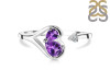 Amethyst & White Topaz Ring AMT-RDR-2675.