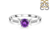 Amethyst & White Topaz Ring AMT-RDR-2845.