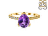 Amethyst & White Topaz Ring AMT-RDR-2860.