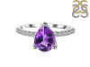 Amethyst & White Topaz Ring AMT-RDR-2860.