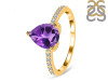 Amethyst & White Topaz Ring AMT-RDR-2860.