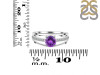 Amethyst & White Topaz Ring AMT-RDR-377.