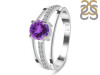 Amethyst & White Topaz Ring AMT-RDR-377.