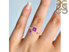 Amethyst & White Topaz Ring AMT-RDR-441.
