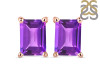 Amethyst Stud Earring AMT-RE-11.