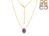 Amethyst Raw Crystal Necklace AMT-RN-200.