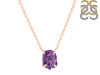 Amethyst Raw Crystal Necklace AMT-RN-200.