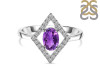 Amethyst & White Topaz Ring AMT-RR-134.
