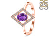 Amethyst & White Topaz Ring AMT-RR-134.