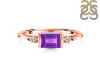 Amethyst & White Topaz Ring AMT-RR-135.
