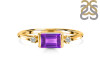 Amethyst & White Topaz Ring AMT-RR-135.