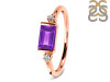 Amethyst & White Topaz Ring AMT-RR-135.