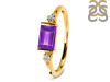 Amethyst & White Topaz Ring AMT-RR-135.