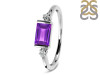 Amethyst & White Topaz Ring AMT-RR-135.