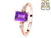 Amethyst & White Topaz Ring AMT-RR-139.