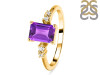 Amethyst & White Topaz Ring AMT-RR-139.