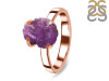 Amethyst Raw Crystal Ring AMT-RR-200.
