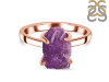 Amethyst Raw Crystal Ring AMT-RR-200.
