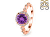 Amethyst & White Topaz Ring AMT-RR-267.