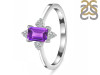 Amethyst & White Topaz Ring AMT-RR-275.