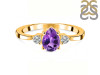 Amethyst & White Topaz Ring AMT-RR-335.