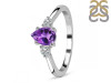 Amethyst & White Topaz Ring AMT-RR-335.