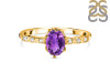Amethyst & White Topaz Ring AMT-RR-35.