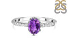 Amethyst & White Topaz Ring AMT-RR-35.