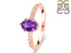Amethyst & White Topaz Ring AMT-RR-35.