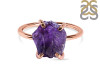 Amethyst Raw Crystal Ring AMT-RR-350.