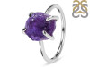 Amethyst Raw Crystal Ring AMT-RR-350.