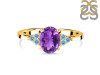 Amethyst & Blue Topaz Ring AMT-RR-364-BTZ.