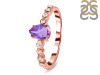 Amethyst & White Topaz Ring AMT-RR-419D.