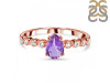 Amethyst & White Topaz Ring AMT-RR-419D.