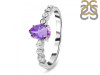 Amethyst & White Topaz Ring AMT-RR-419D.