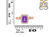 Amethyst & White Topaz Ring AMT-RR-432.