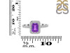 Amethyst & White Topaz Ring AMT-RR-432.