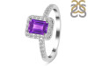 Amethyst & White Topaz Ring AMT-RR-432.