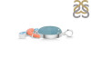 Aquamarine/Coral/Blue Topaz Pendant-2SP AQM-1-80