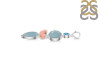 Aquamarine/Coral/Blue Topaz Pendant-2SP AQM-1-90